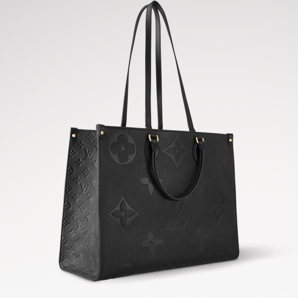 Louis Vuitton Black Onthego GM Tote Bag